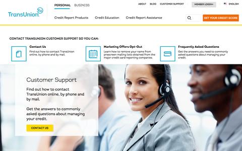 legal support pages website inspiration and examples crayon transunion customer support