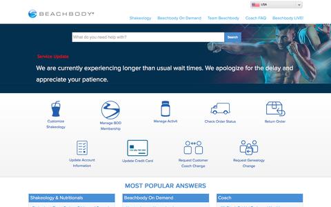 beachbody customer support