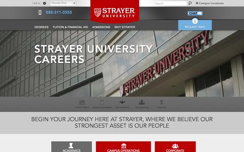 education jobs pages on drupal website inspiration and strayer university careers