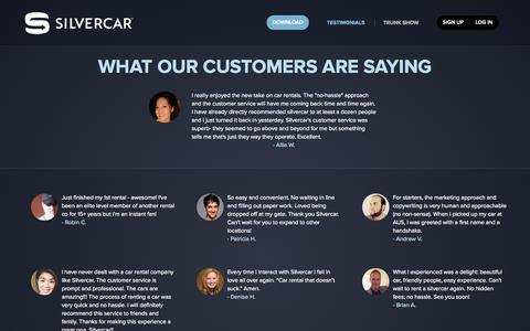Silvercar Los Angeles >> Automotive Testimonials Pages | Website Inspiration and ... Silvercar Los Angeles >> Automotive Testimonials Pages | Website Inspiration and ...