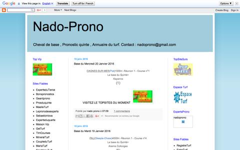 Prono website